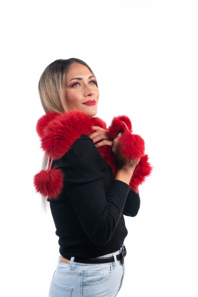 Fur scarves, fur scarf womens, fox fur scarf, fur collar