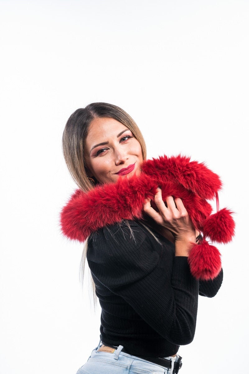 Fur scarves, fur scarf womens, fox fur scarf, fur collar