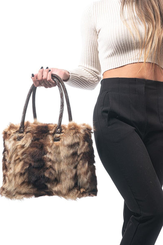Fur bags, fur shoulder bag , natural fur bag