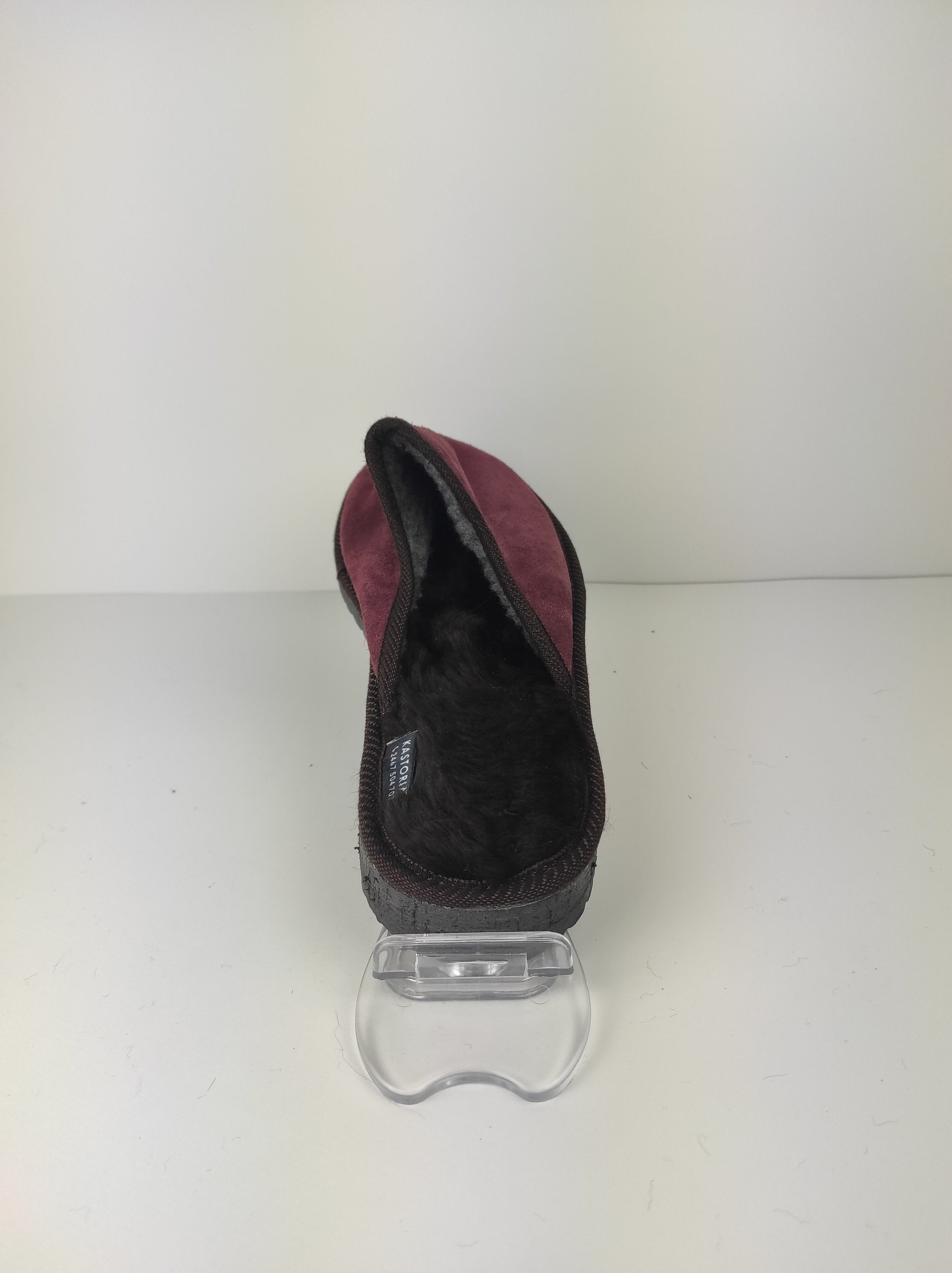 Bordo Fur Leather & Sheepskin Slippers