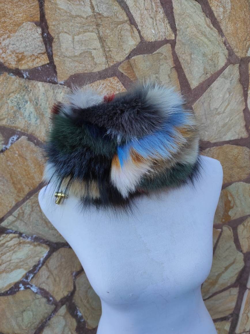 Fur scarves, fur scarf womens, fox fur scarf, fur collar