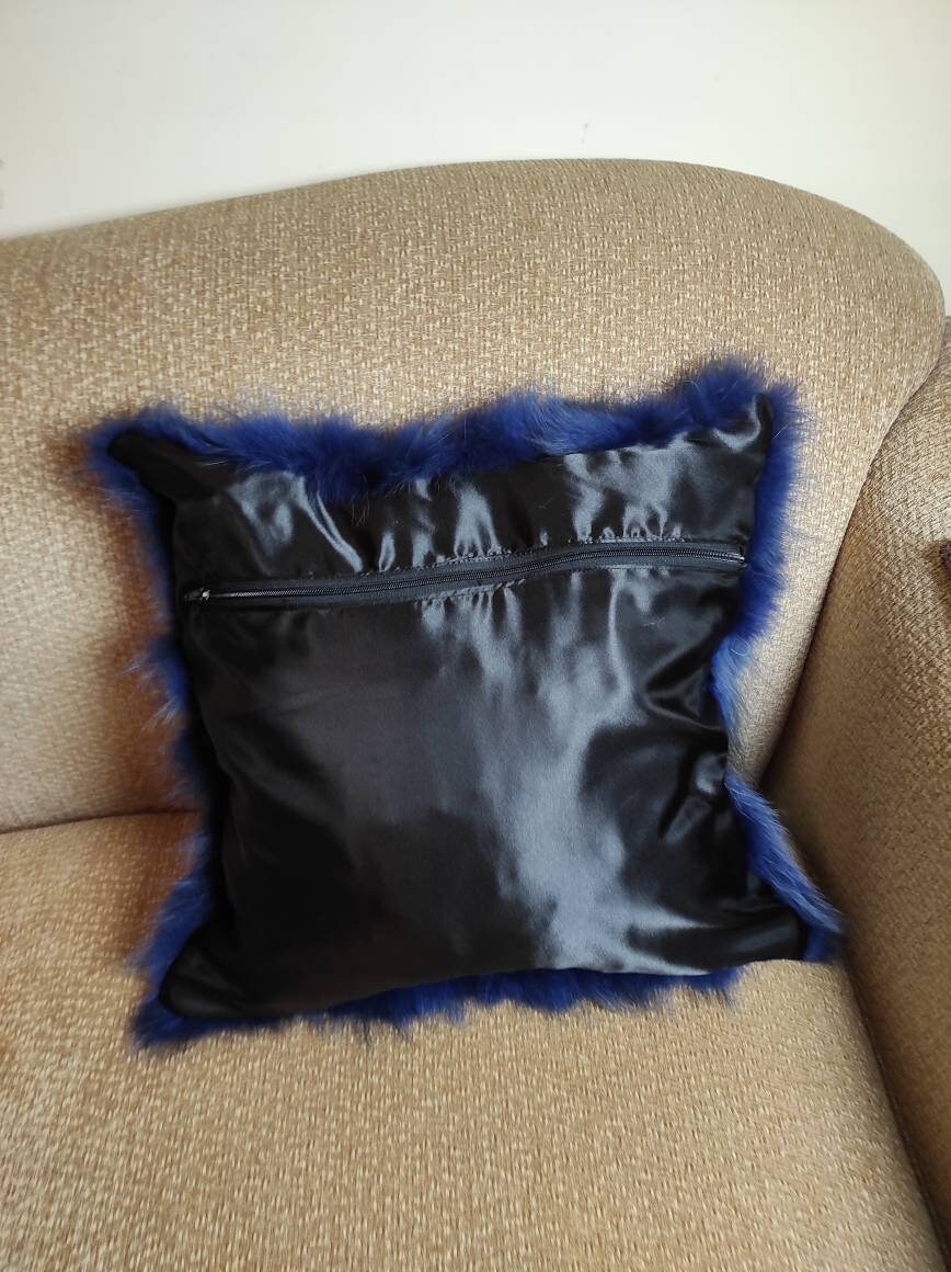 Fur pillowcases, fox fur pillowcases, real fur pillowcases