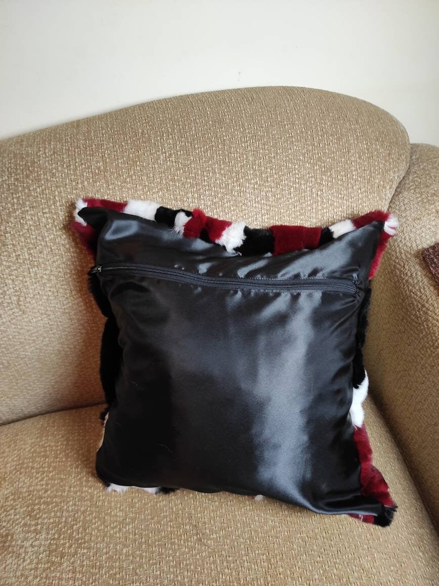 Fur pillowcases, fox fur pillowcases, real fur pillowcases