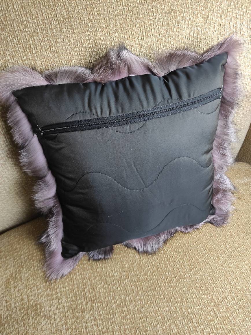 Fur pillowcases, fox fur pillowcases, real fur pillowcases