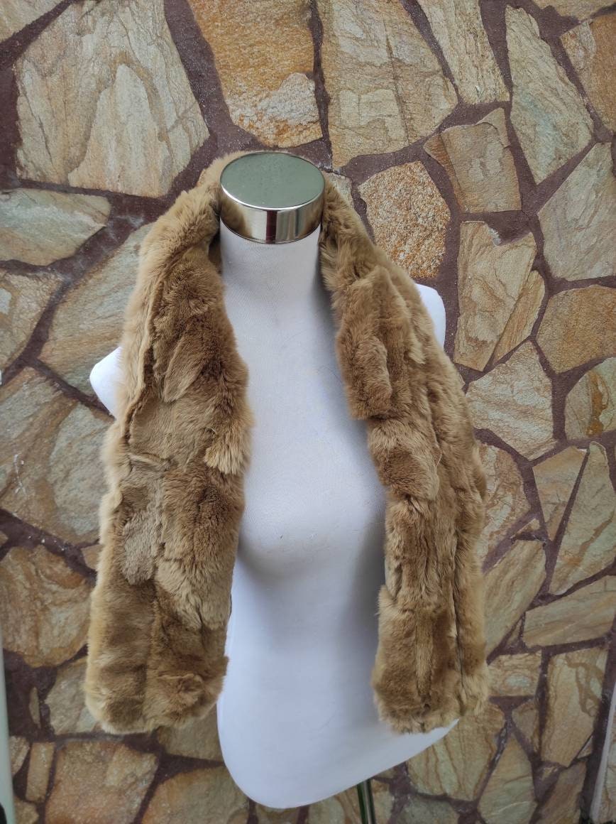 Fur scarves, fur scarf womens, rex rabbit fur scarf, fur collar