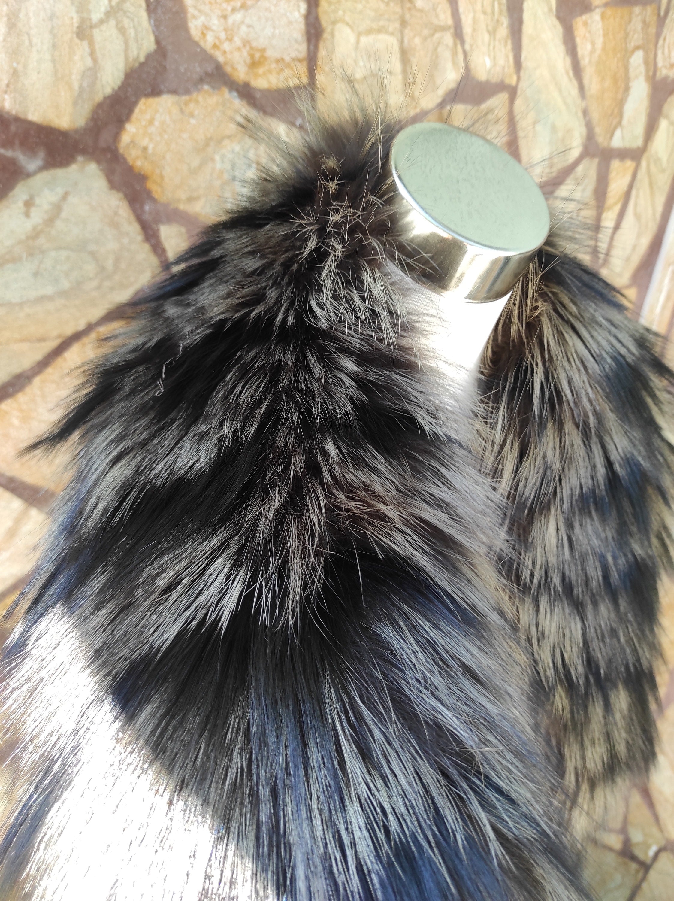 Fur Collar, fox fur collar, real fur scarf, fur warm neck
