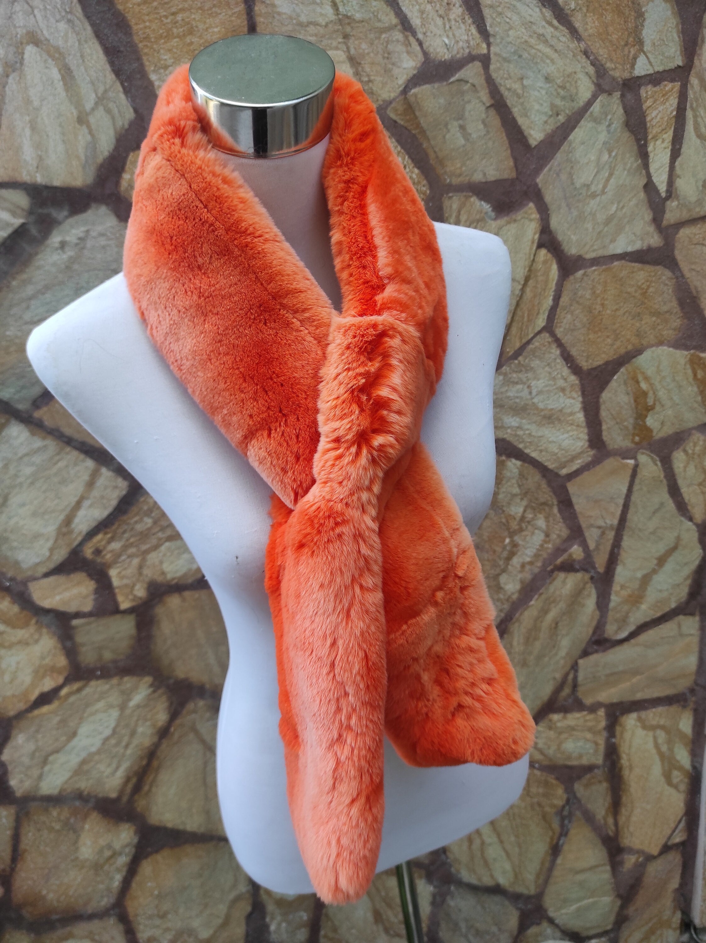 Fur scarves, fur scarf womens, rex rabbit fur scarf, fur collar