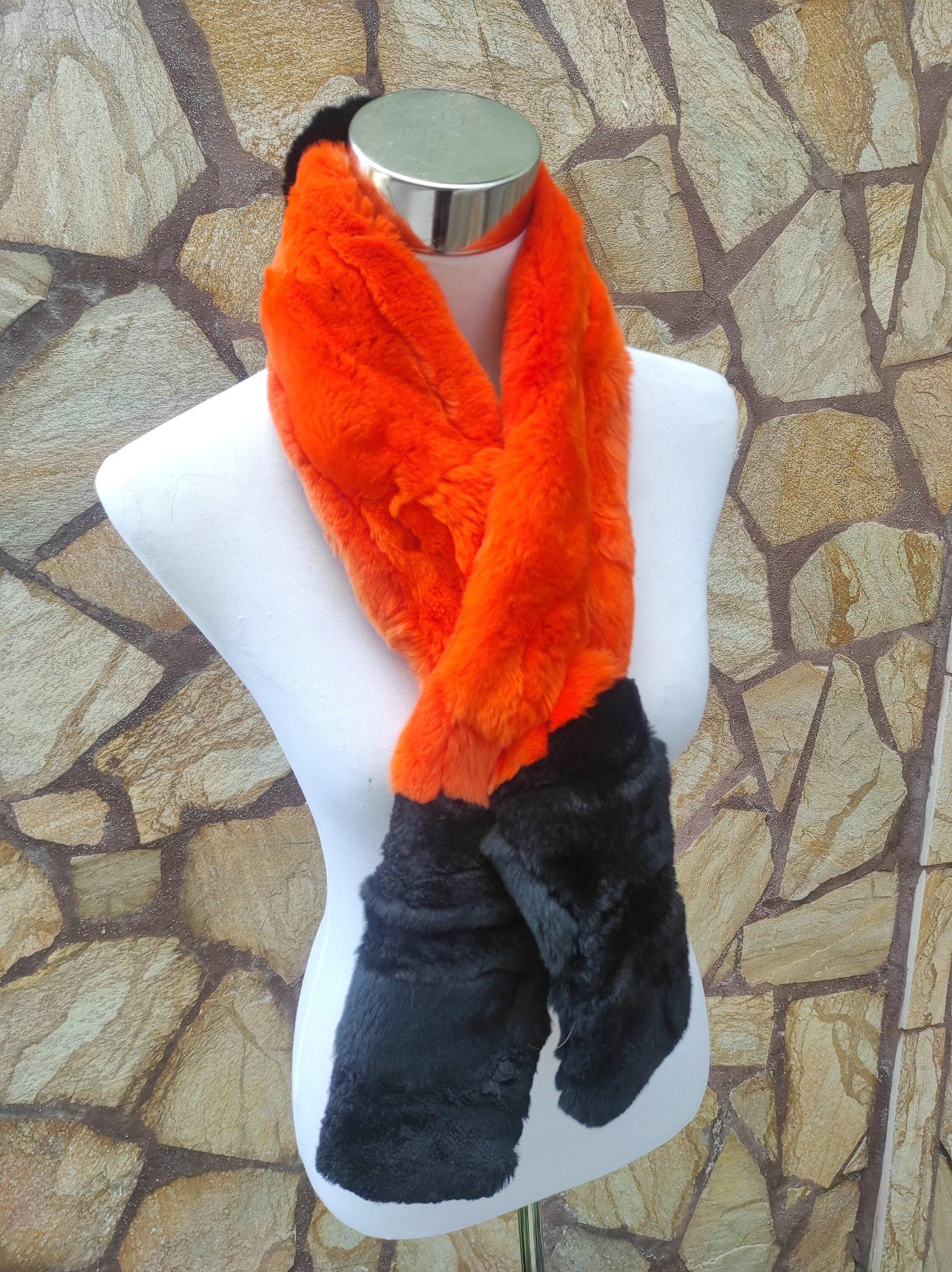 Fur scarves, fur scarf womens, rex rabbit fur scarf, fur collar