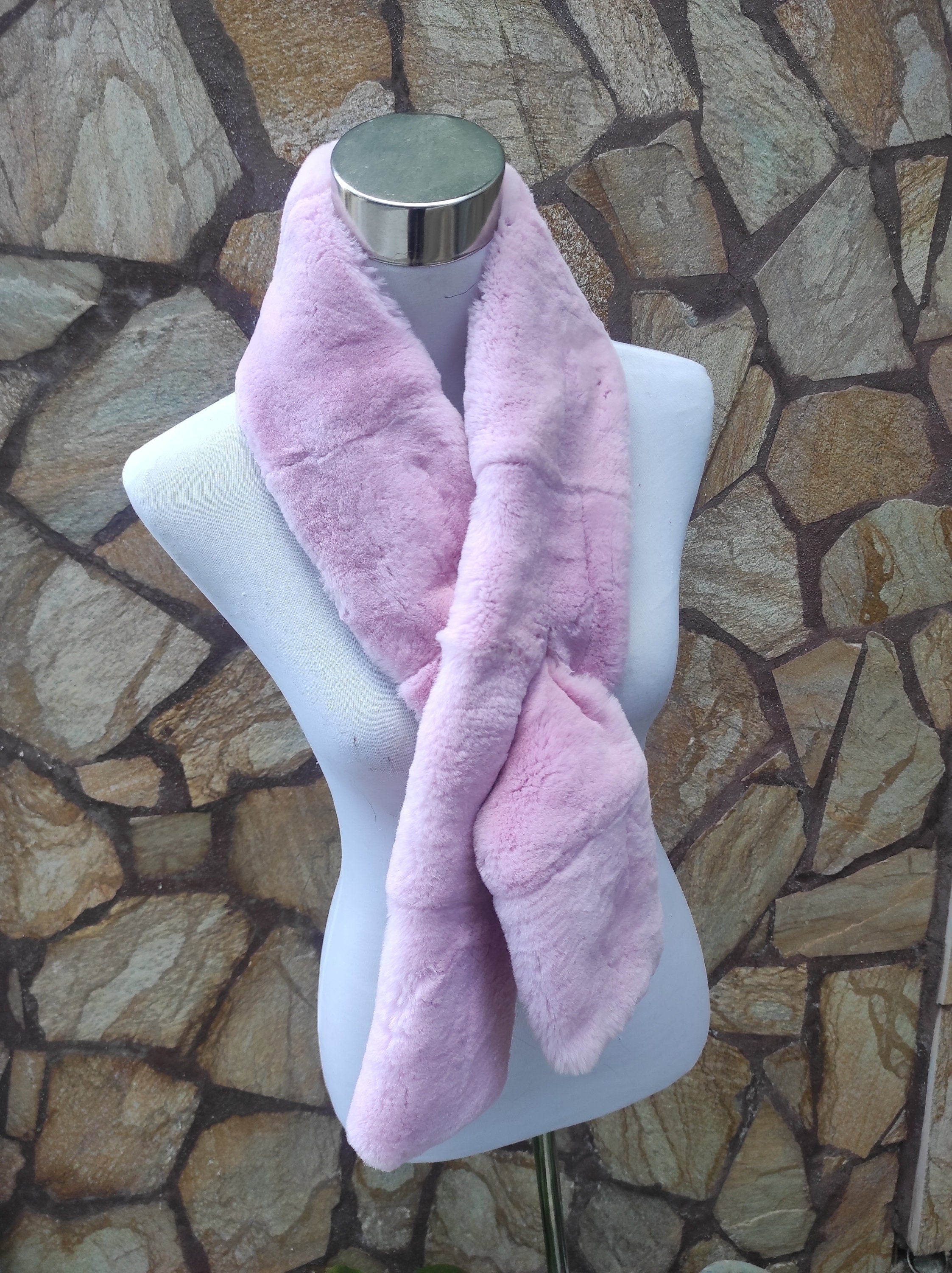 Fur scarves, fur scarf womens, rex rabbit fur scarf, fur collar