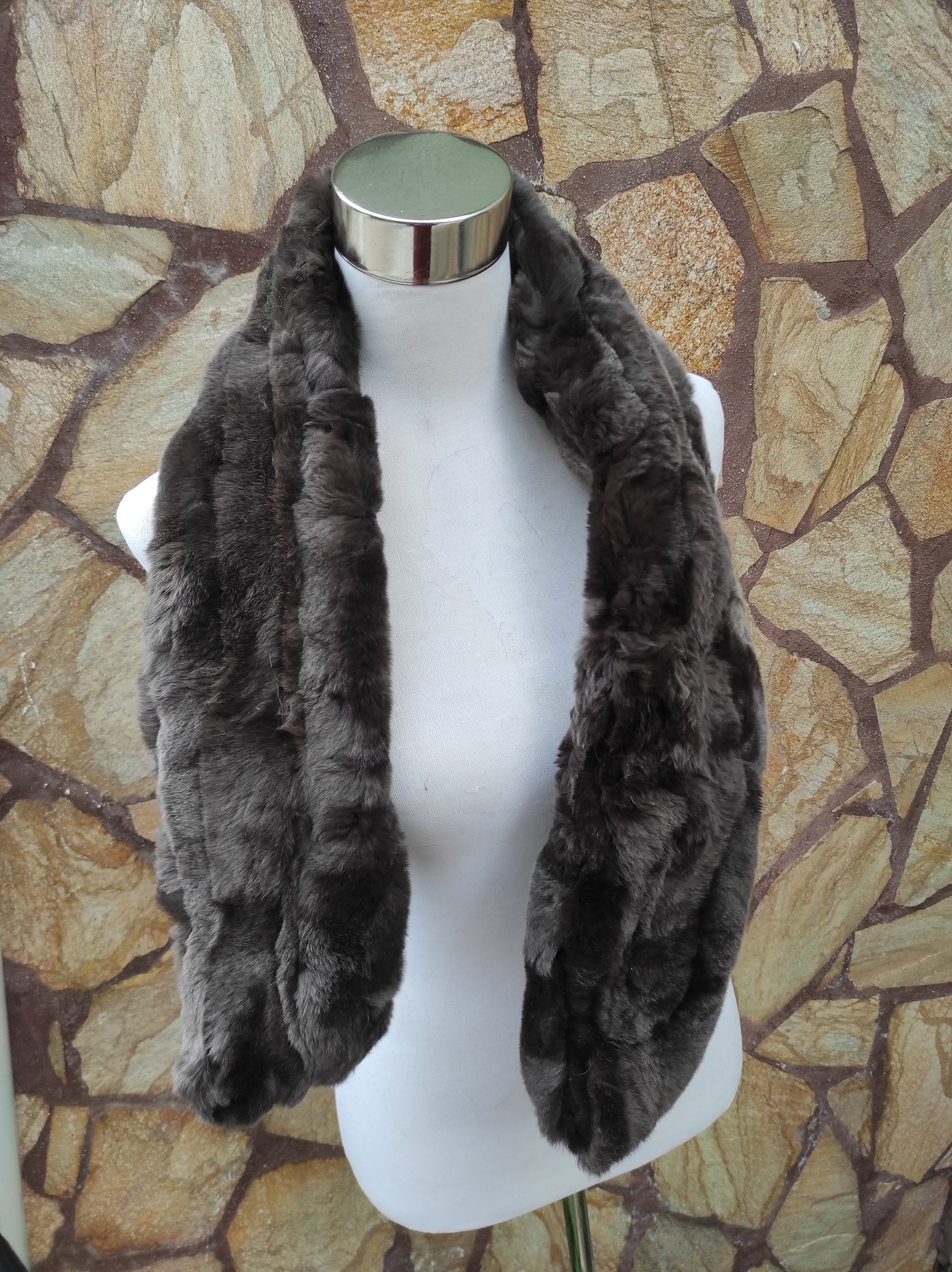 Fur scarves, fur scarf womens, rex rabbit fur scarf, fur collar
