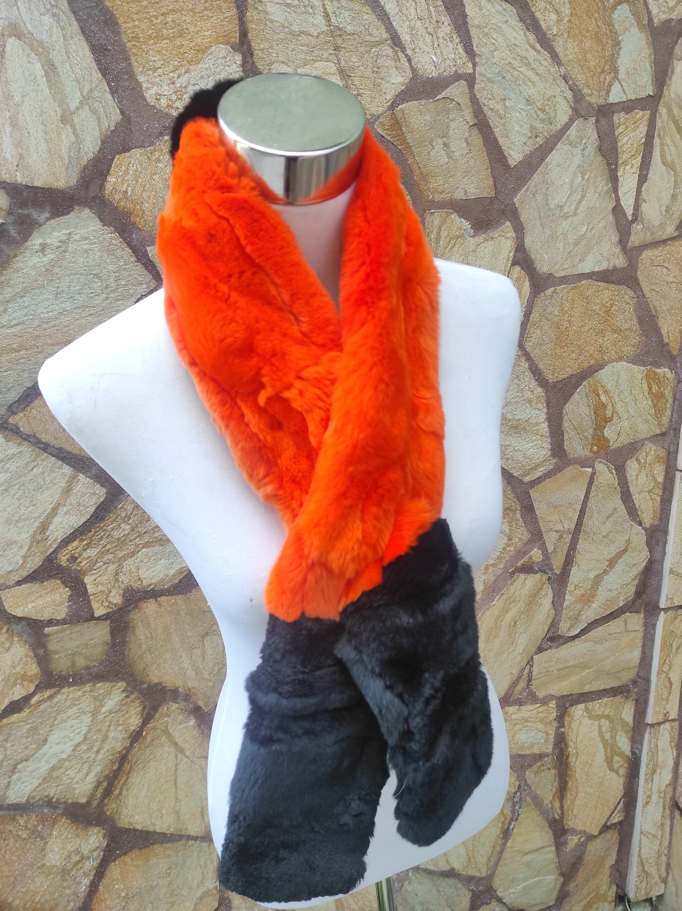 Fur scarves, fur scarf womens, rex rabbit fur scarf, fur collar
