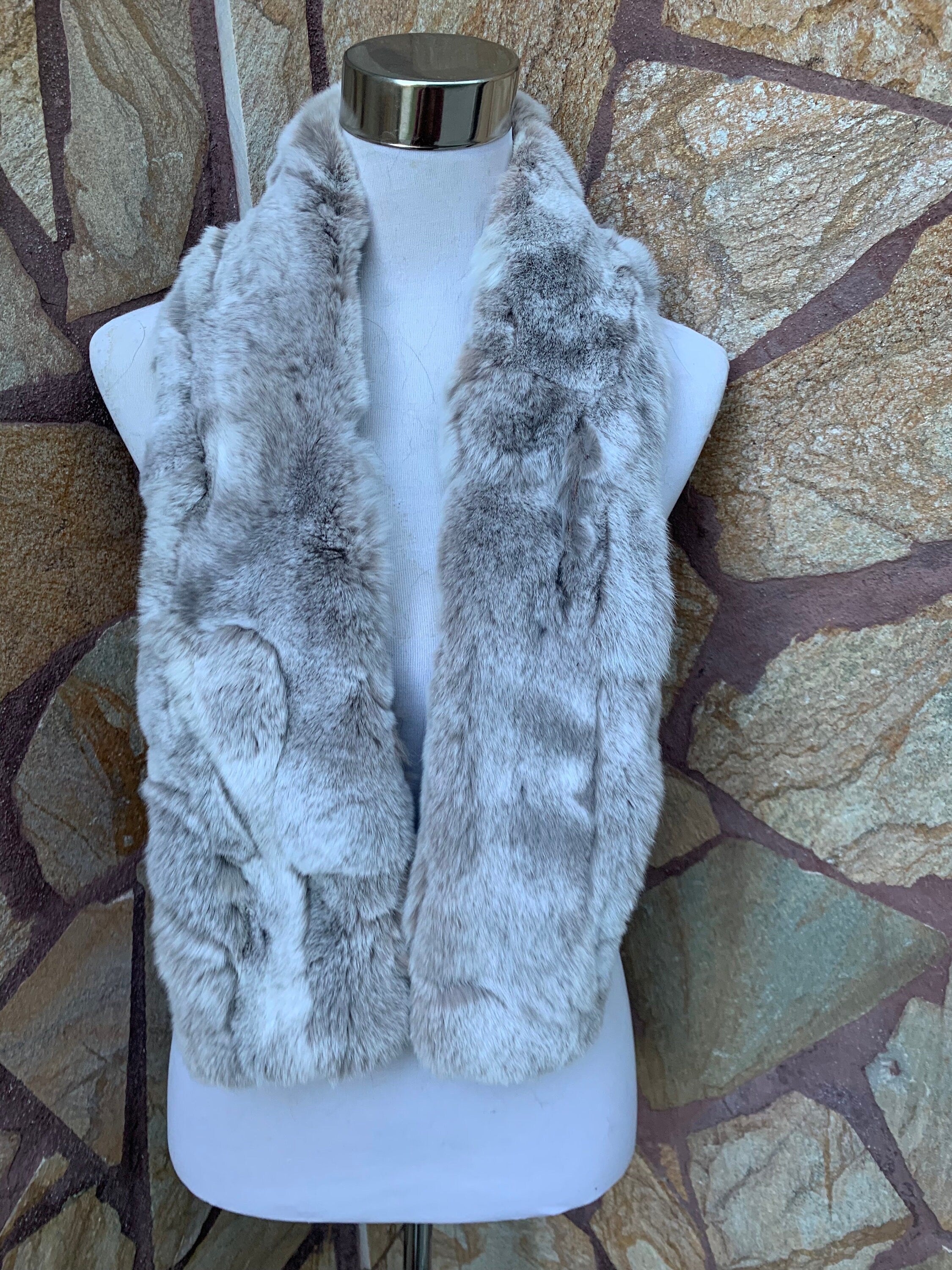 Fur scarves, fur scarf womens, rex rabbit fur scarf, fur collar
