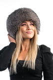 Elegant Real Fox Fur Hat Frost Full Skin - Handcrafted Elegance for Winter Chic - Ethically and Organically Farmed Fox Fur