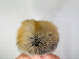 Elegant Real Fox Fur Hat Golden Full Skin - Handcrafted Elegance for Winter Chic - Ethically and Organically Farmed Fox Fur