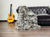 Real Silver Fox Fur Blanket Throw • Home Warmer Genuine Fur Blanket Throw • Housewarming gift • Vintage Fur Blanket Sofa Cover