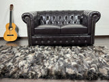 Real Brown Fox Fur Blanket Throw Blanket • Home Warmer Genuine Fur Blanket Throw • Housewarming gift • Luxury Fur Blanket Sofa Cover