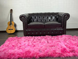 Real Fuchsia Fox Fur Blanket Throw Blanket • Home Warmer Genuine Fur Blanket Throw • Housewarming gift • Luxury Fur Blanket Sofa Cover