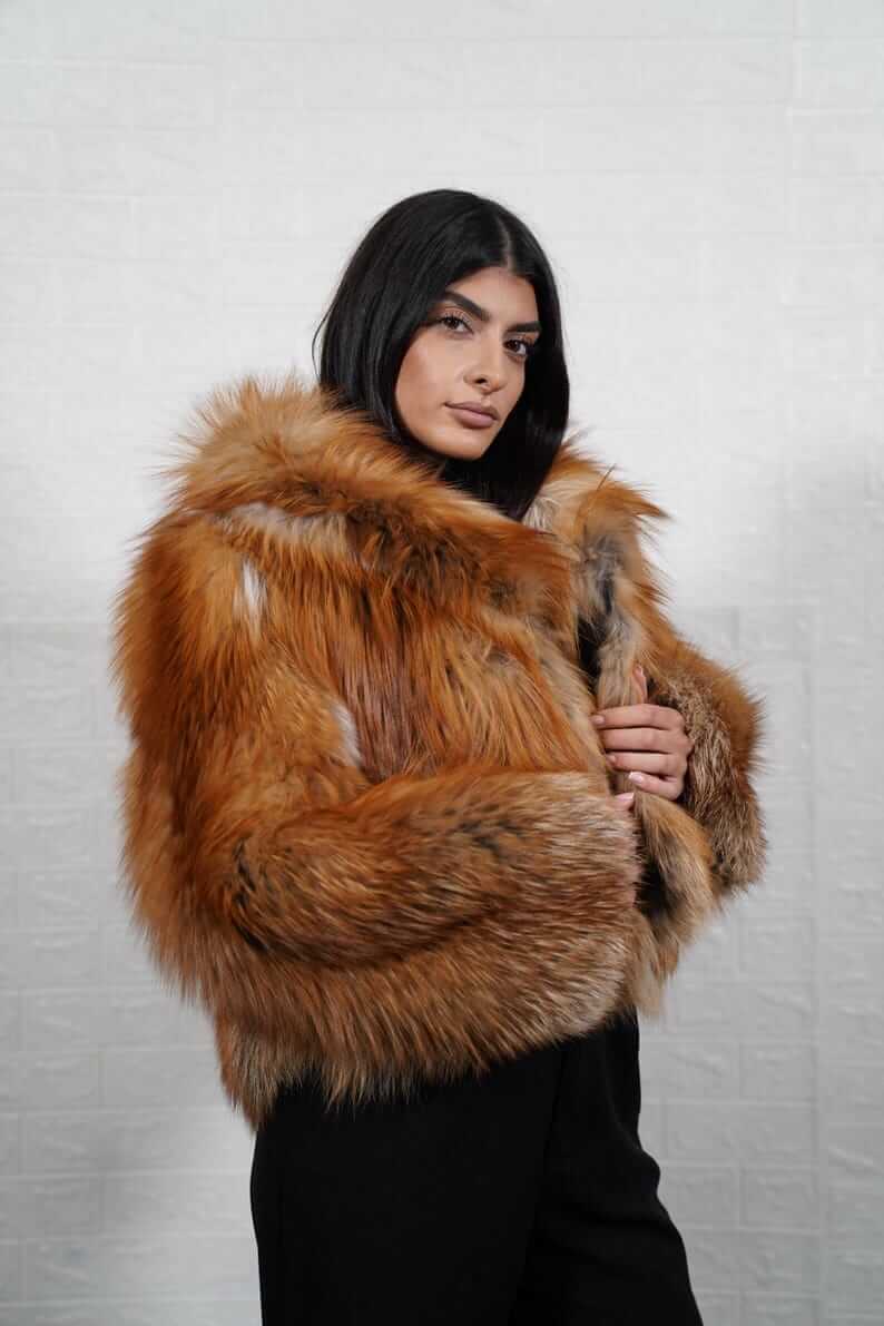 Fox Fur Golden Jacket