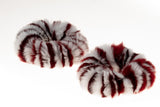 White Red Rex Rabbit Fur Cuffs