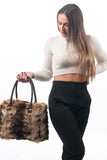 Fur bags, fur shoulder bag , natural fur bag