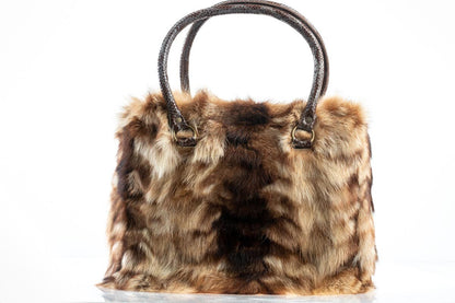 Fur bags, fur shoulder bag , natural fur bag
