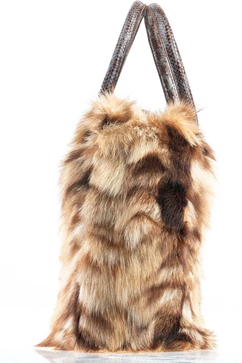 Fur bags, fur shoulder bag , natural fur bag