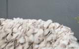 Real Fox Fur Blanket Throw • Luxury Genuine Fur Blanket Bedspread • Housewarming Gift • Vintage Fur Blanket for Living Room