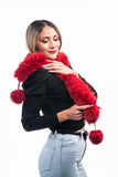 Fur scarves, fur scarf womens, fox fur scarf, fur collar