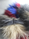 Colorful Fox Fur Cuffs