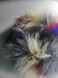 Colorful Fox Fur Cuffs