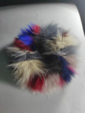 Colorful Fox Fur Cuffs