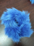 Blue Fox Fur Cuffs