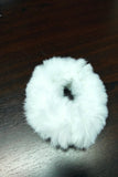 White Rex Rabbit Fur Cuffs