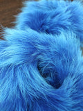 Blue Fox Fur Cuffs