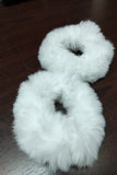 White Rex Rabbit Fur Cuffs