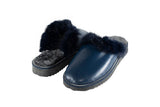 Handmade Women's Sheepskin Slippers - Plush Comfort for Relaxation