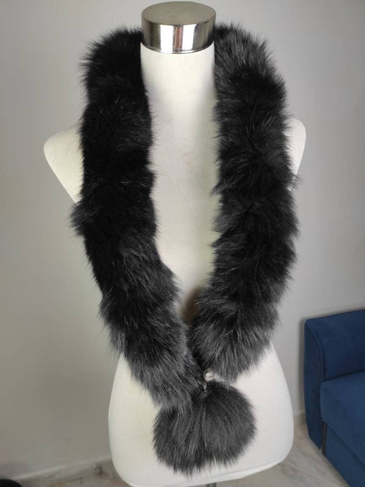 Fur scarves, fur scarf womens, fox fur scarf, fur collar