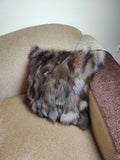 Fur pillowcases, fox fur pillowcases, real fur pillowcases