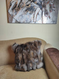 Fur pillowcases, fox fur pillowcases, real fur pillowcases