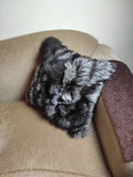 Fur pillowcases, fox fur pillowcases, real fur pillowcases