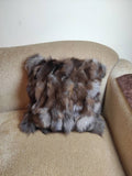 Fur pillowcases, fox fur pillowcases, real fur pillowcases