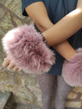 Lydia Fox Fur Cuffs