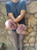 Lydia Fox Fur Cuffs