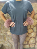 Lydia Fox Fur Cuffs
