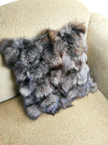 Fur pillowcases, fox fur pillowcases, real fur pillowcases