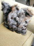 Fur pillowcases, fox fur pillowcases, real fur pillowcases