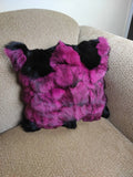 Fur pillowcases, fox fur pillowcases, real fur pillowcases