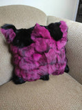 Fur pillowcases, fox fur pillowcases, real fur pillowcases