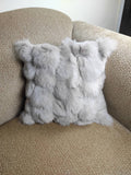 Fur pillowcases, fox fur pillowcases, real fur pillowcases