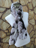Fur scarves, fur scarf womens, rex rabbit fur scarf, fur collar